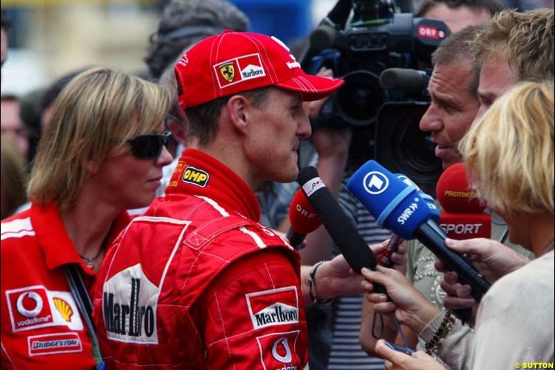 Michael Schumacher, Monaco GP, Thursday May 20th, 2004.