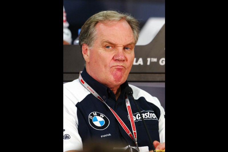 Patrick Head, BMW-Williams, Monaco GP, Thursday May 20th, 2004.