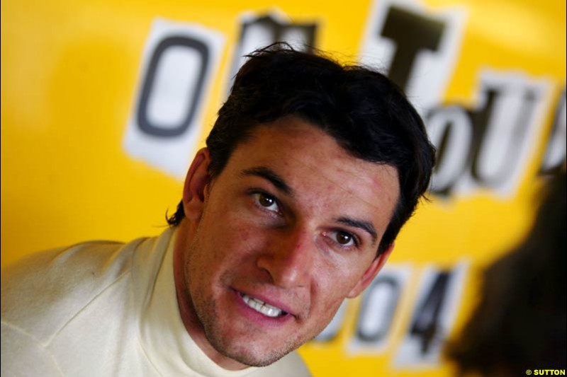 Giorgio Pantano, Jordan-Ford, Monaco GP, Thursday May 20th, 2004.