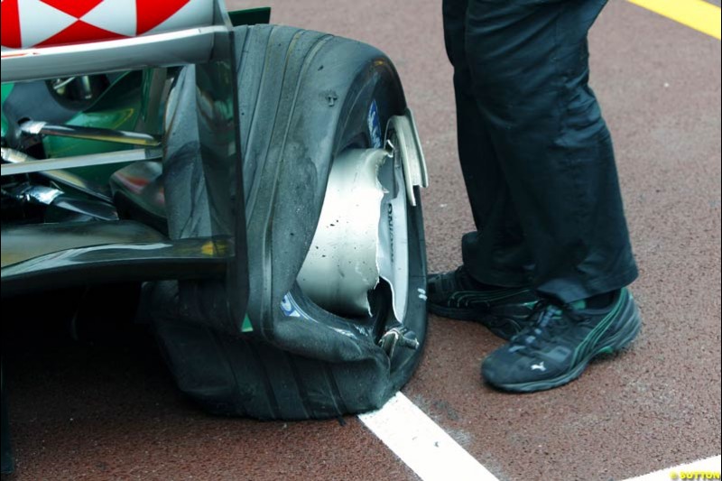 Jaguar, Monaco GP, Thursday May 20th, 2004.