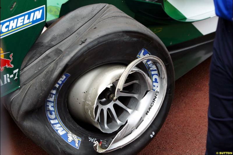 Jaguar, Monaco GP, Thursday May 20th, 2004.