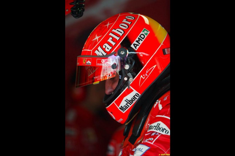 Michael Schumacher, Ferrari, Monaco GP, Thursday May 20th, 2004.