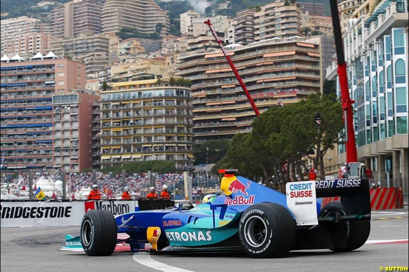 Giancarlo Fisichella, Sauber-Petronas,  Monaco GP, Thursday May 20th, 2004.