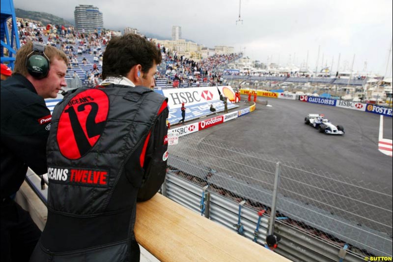 Mark Webber, Monaco GP, Thursday May 20th, 2004.