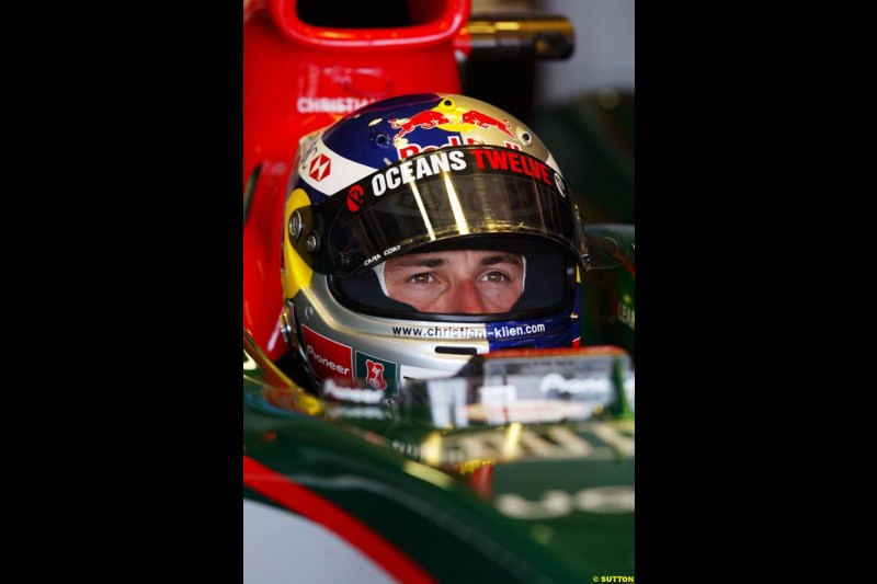 Christian Klien, Jaguar, Monaco GP, Thursday May 20th, 2004.