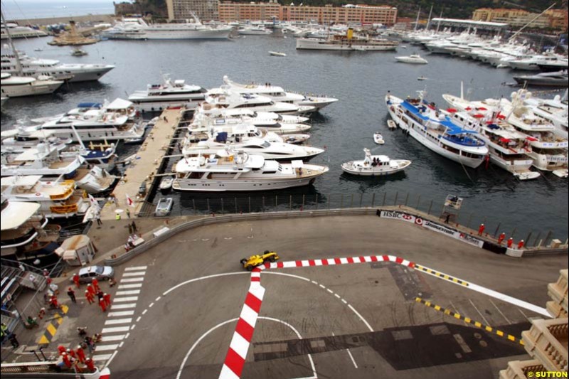 Jordan-Ford,  Monaco GP, Thursday May 20th, 2004.