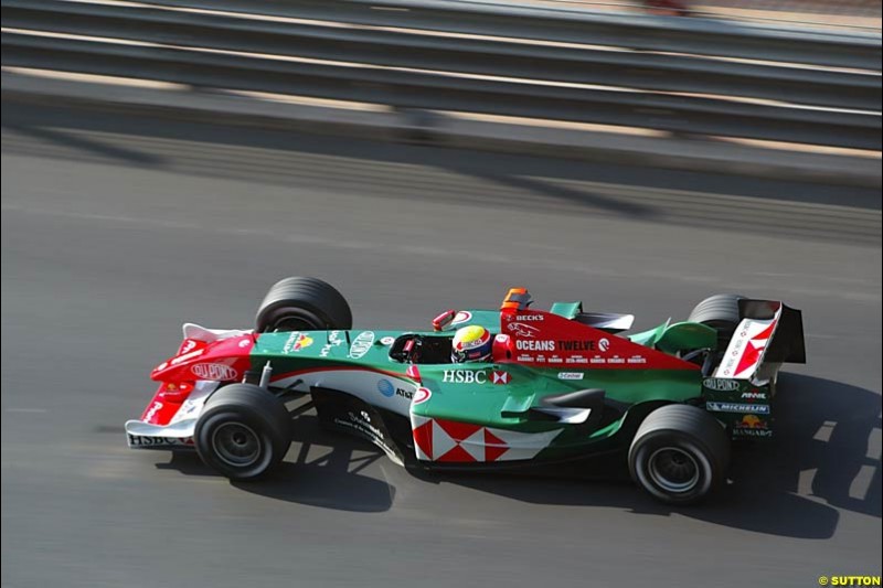 Mark Webber, Jaguar,  Monaco GP, Saturday May 22nd, 2004.