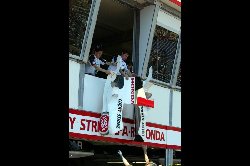 BAR-Honda,  Monaco GP, Saturday May 22nd, 2004.