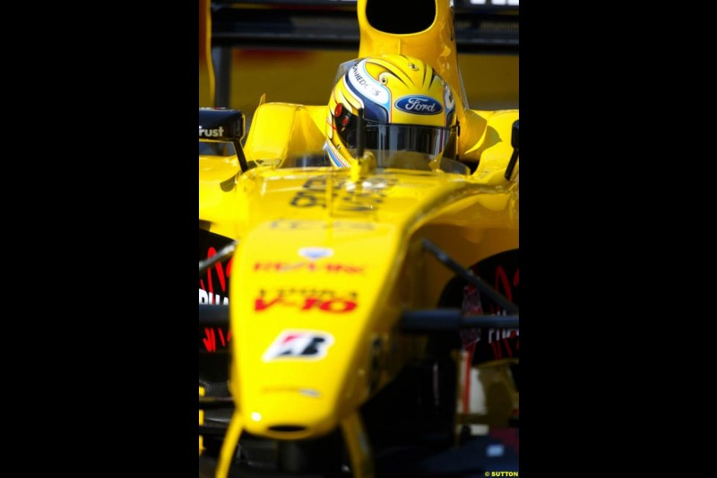 Giorgio Pantano, Jordan-Ford, Monaco GP, Saturday May 22nd, 2004.