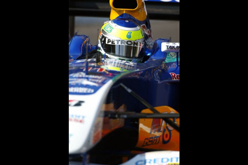 Giancarlo Fisichella, Sauber-Petronas, Monaco GP, Saturday May 22nd, 2004.