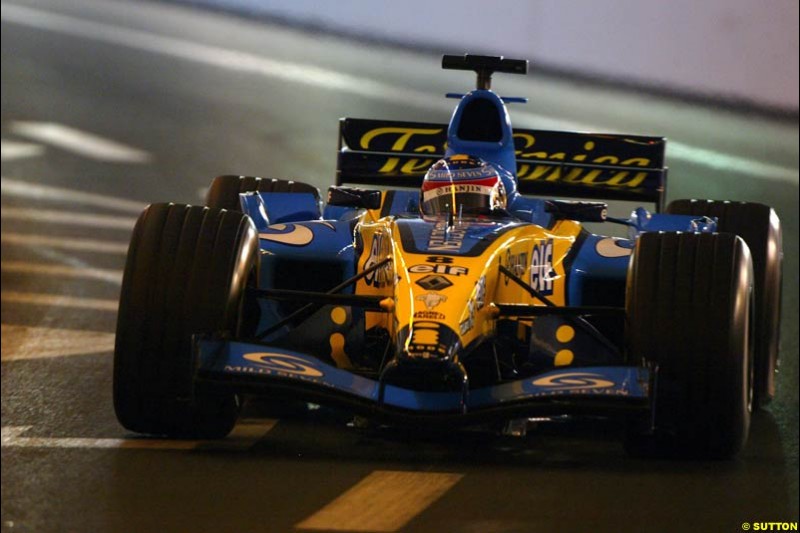 Fernando Alonso, Renault,  Monaco GP, Saturday May 22nd, 2004.