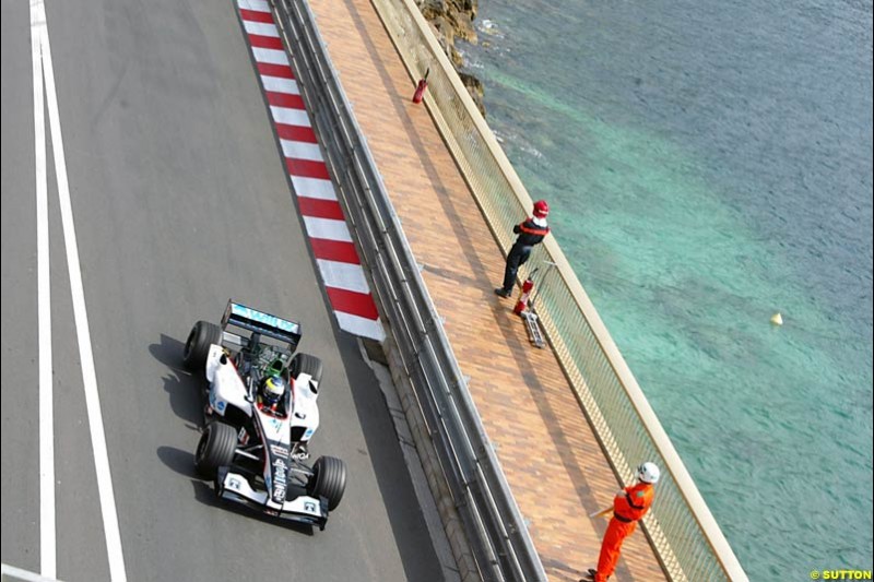 Zsolt Baumgartner, Minard-Cosworth, Monaco GP, Saturday May 22nd, 2004.