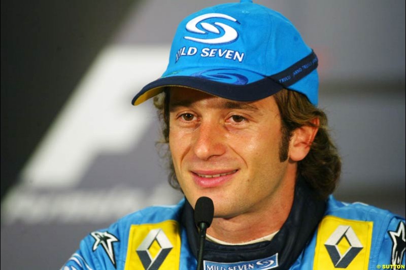 Jarno Trulli, Renault,  Monaco GP, Saturday May 22nd, 2004.