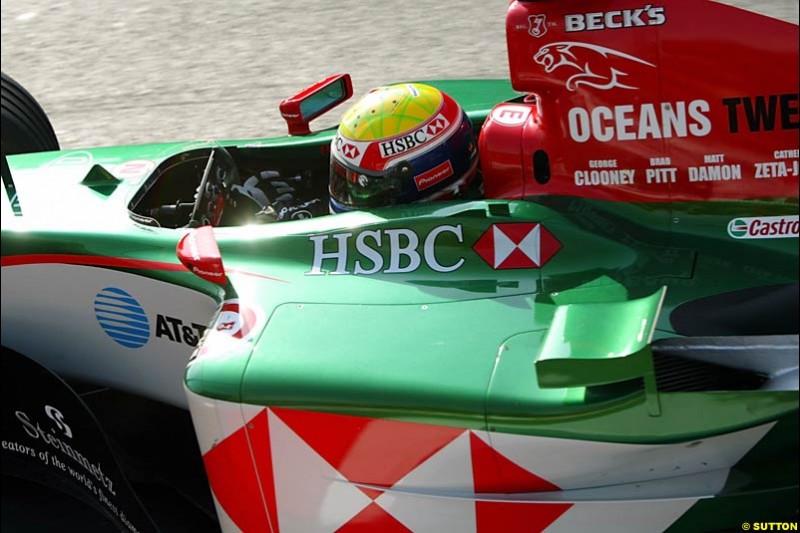 Mark Webber, Jaguar,  Monaco GP, Saturday May 22nd, 2004.