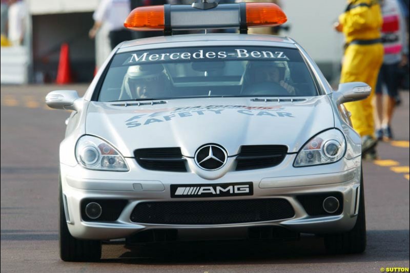 Safety car, Monaco GP, Saturday May 22nd, 2004.