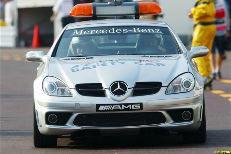 Safety car,  Monaco GP, Saturday May 22nd, 2004.