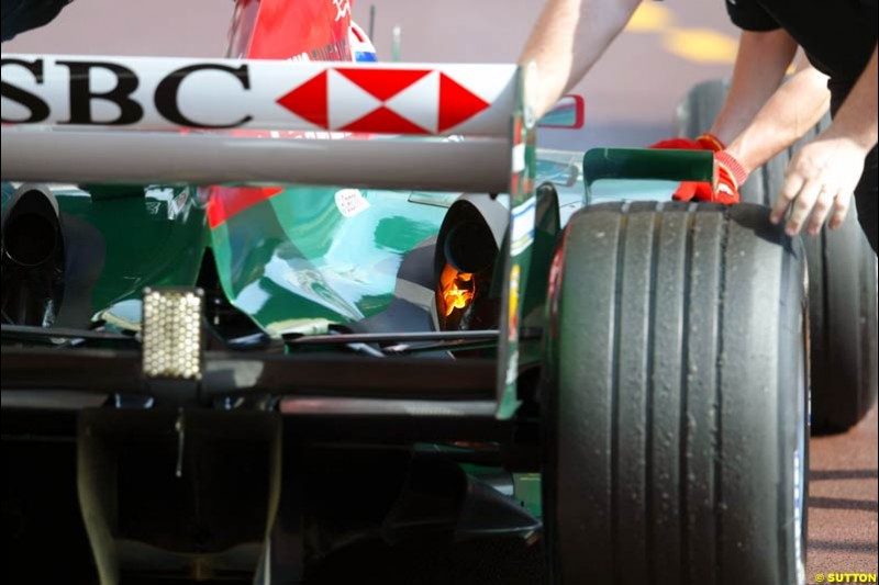 Jaguar, Monaco GP, Saturday May 22nd, 2004.
