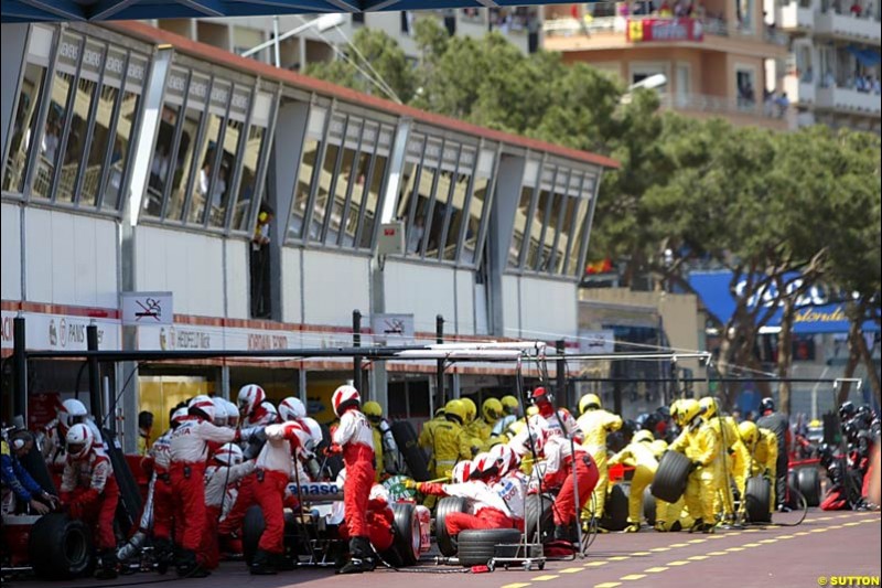 Monaco Grand Prix, Sunday, 23rd May, 2004.