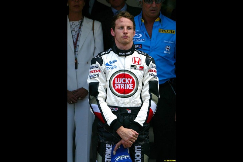Jenson Button, Monaco GP, Sunday May 23rd, 2004.
