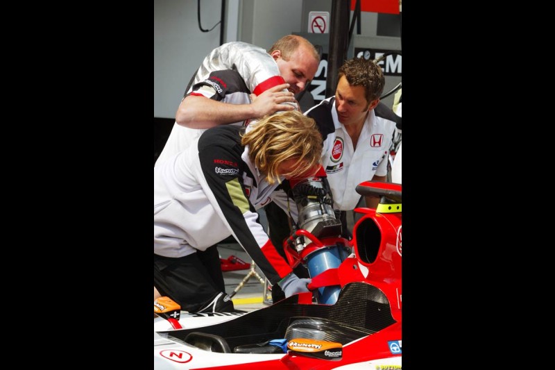 BAR-Honda, European GP, Thursday May 27th, 2004.