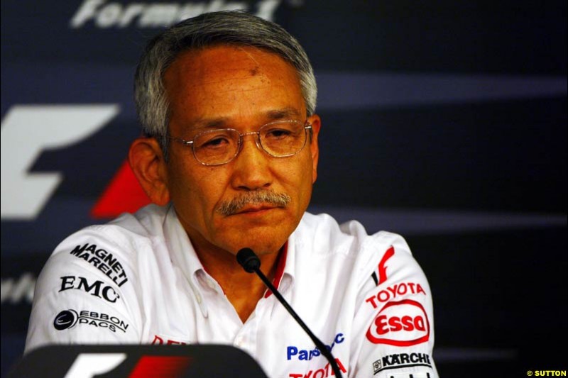 Tsutomu Tomita, European GP, Friday May 28th, 2004.
