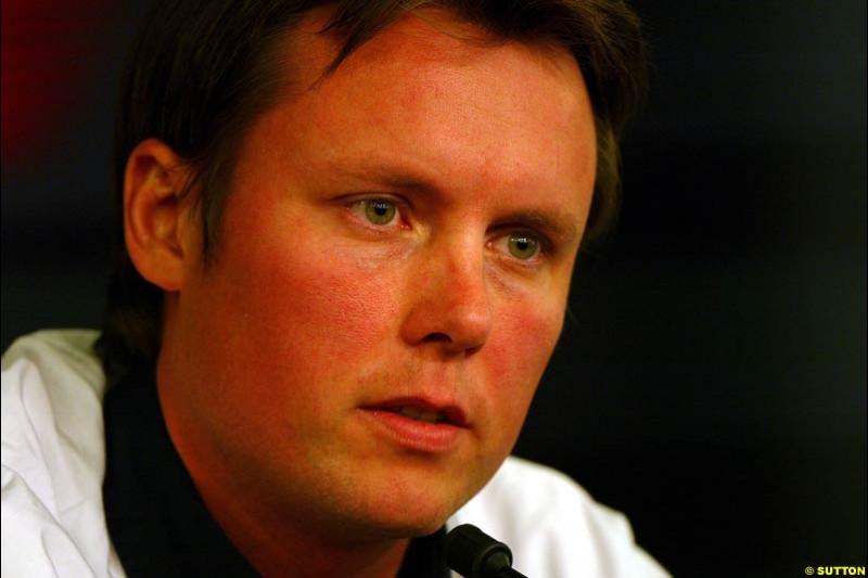 Sam Michael, European GP, Friday May 28th, 2004.