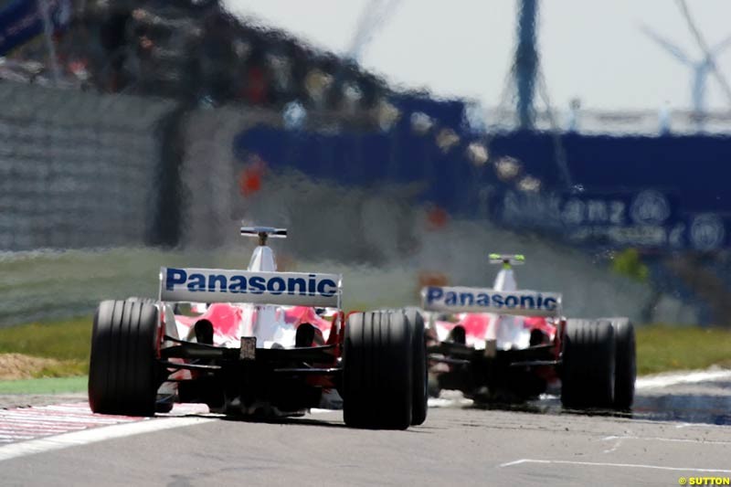 Toyota, European GP, Friday May 28th, 2004.