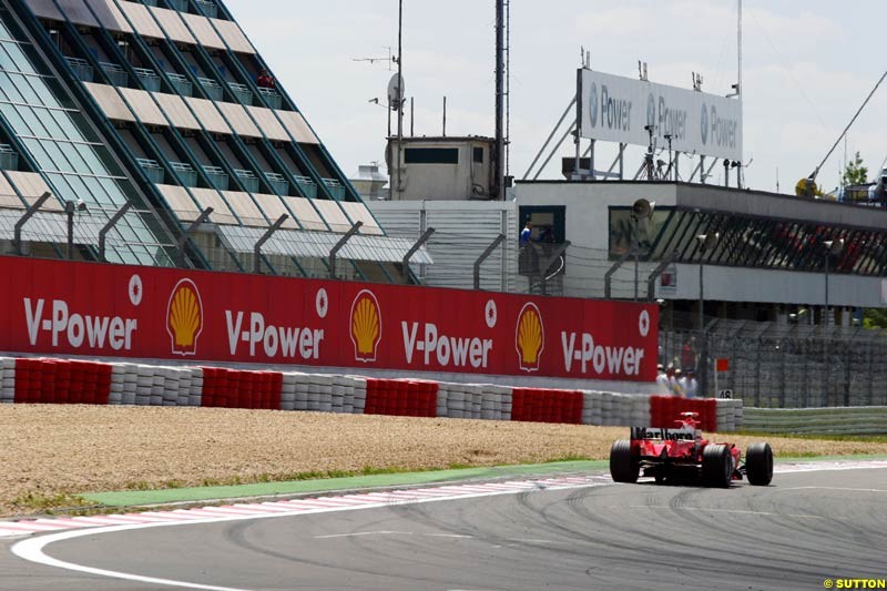 Ferrari, European GP, Friday May 28th, 2004.
