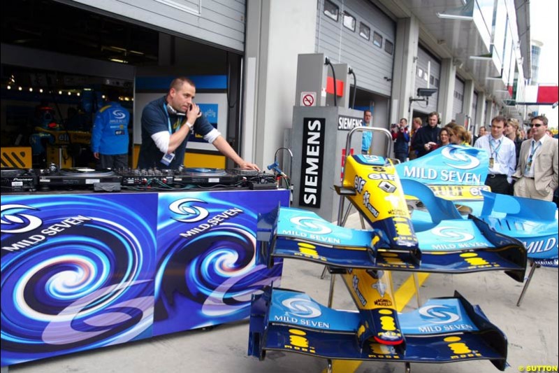 Renault, European GP, Friday May 28th, 2004.