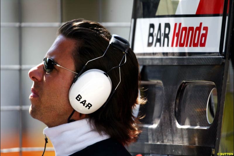 BAR-Honda, European GP, Friday May 28th, 2004.