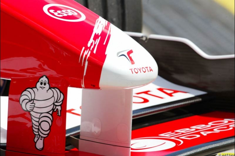 Toyota, European GP, Friday May 28th, 2004.