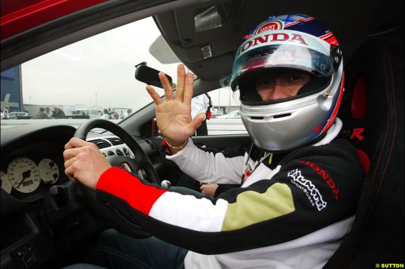 Takuma Sato, European GP, Friday May 28th, 2004.