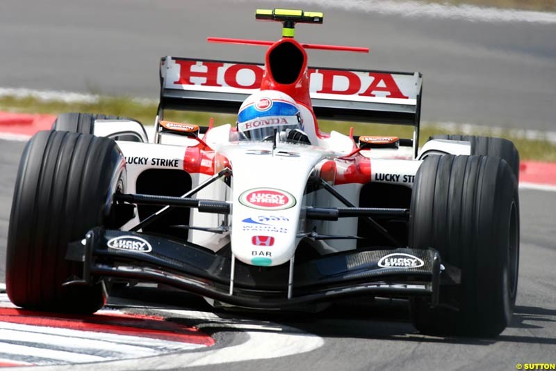 Anthony Davidson (GBR) BAR Test Driver. Formula One World Championship, Rd 7, European Grand Prix, Nurburgring, Germany, Practice, 28 May 2004.