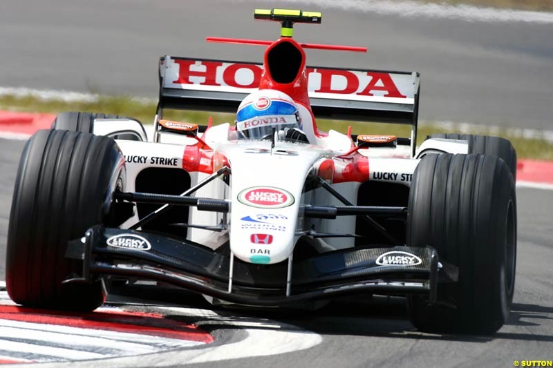  Anthony Davidson (GBR) BAR Test Driver. Formula One World Championship, Rd 7, European Grand Prix, Nurburgring, Germany, Practice, 28 May 2004.  