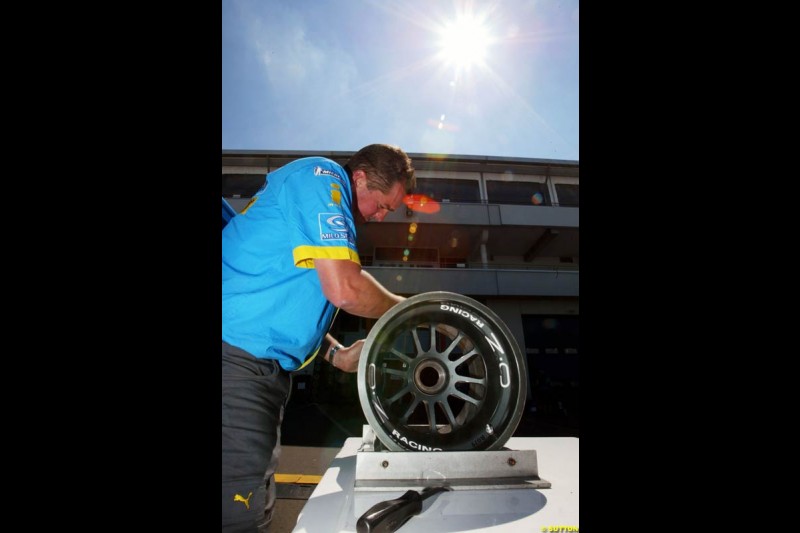 Renault, European GP, Saturday May 29th, 2004.