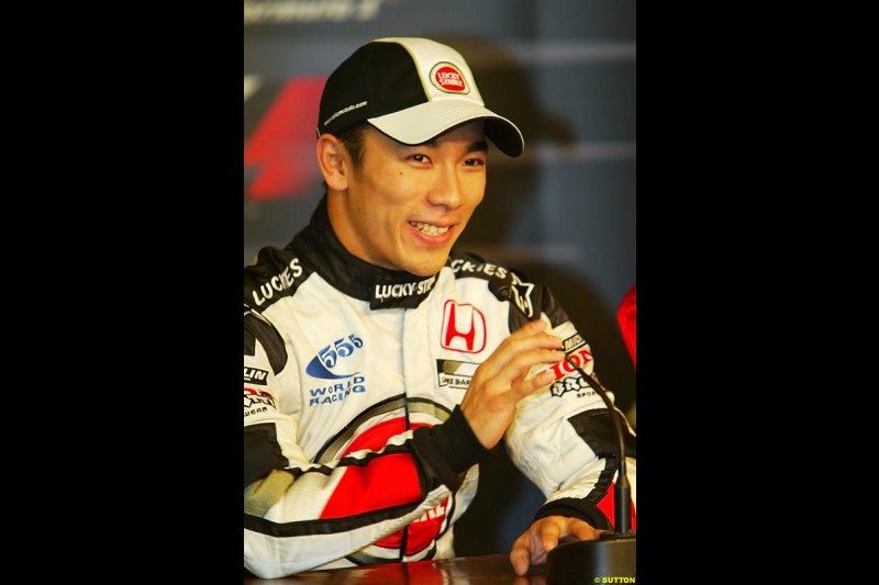 Takuma Sato, European GP, Saturday May 29th, 2004.