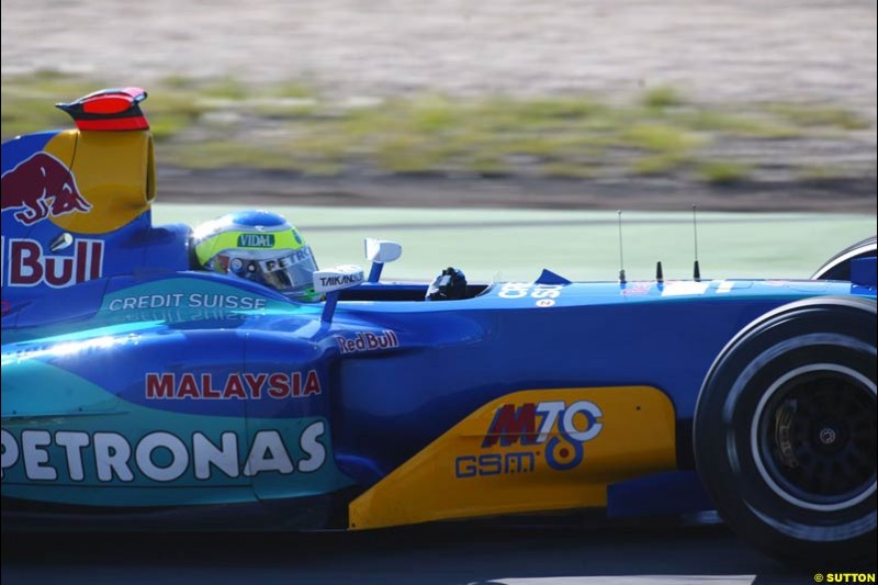 Giancarlo Fisichella, Sauber-Petronas,  European GP, Saturday May 29th, 2004.