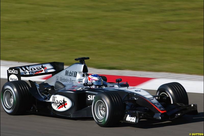 Kimi Raikkonen, Mclaren-Mercedes, European GP, Saturday May 29th, 2004.