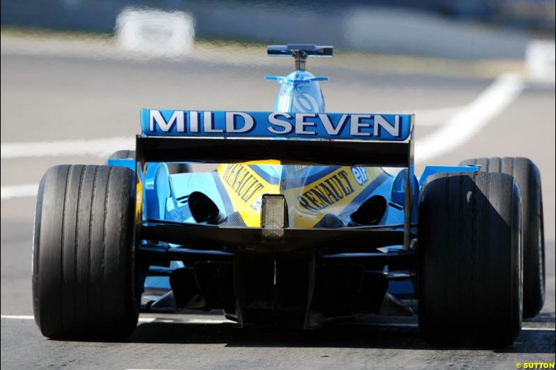 Renault,  European GP, Saturday May 29th, 2004.