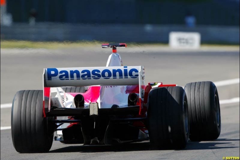 Toyota, European GP, Saturday May 29th, 2004.