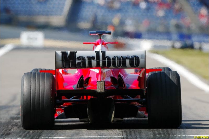 Ferrari,  European GP, Saturday May 29th, 2004.