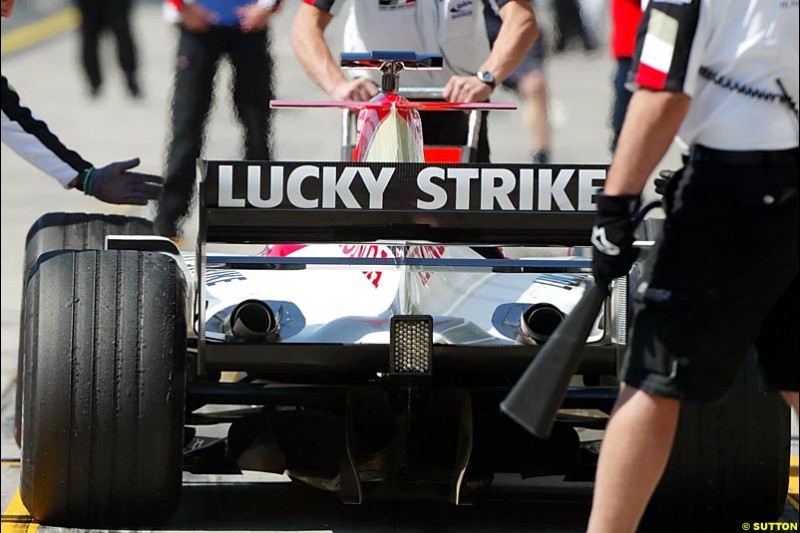 BAR-Honda,  European GP, Saturday May 29th, 2004.