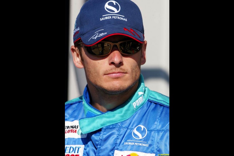 Giancarlo Fisichella, Sauber-Petronas, European GP, Saturday May 29th, 2004.