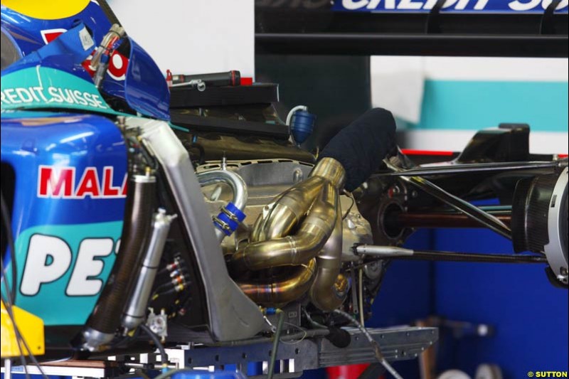 Sauber-Petronas, European GP, Saturday May 29th, 2004.