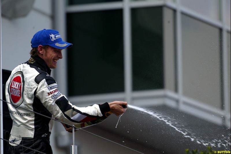 Jenson Button, European GP, Sunday May 30th, 2004.