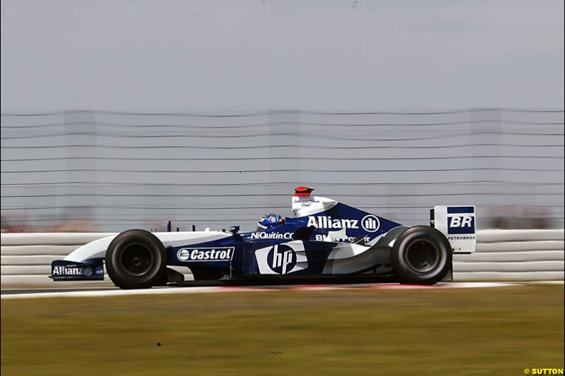 Juan Pablo Montoya, BMW-Williams, European GP, Sunday May 30th, 2004.