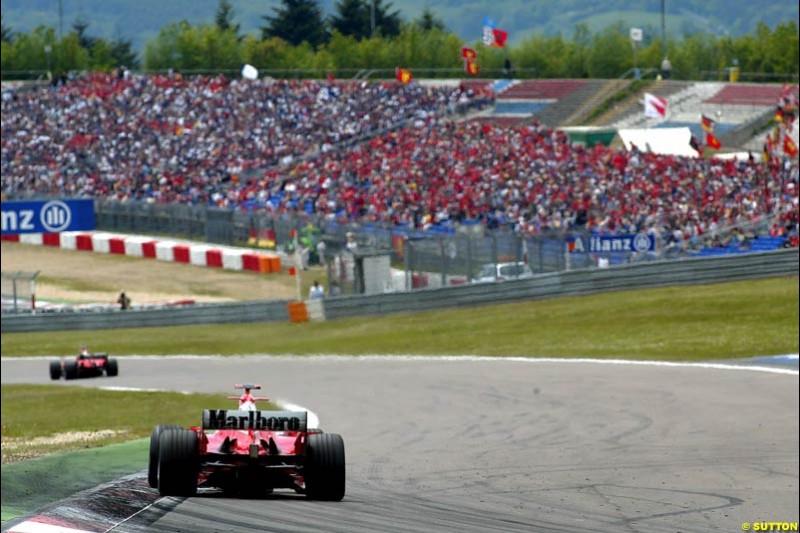 Ferrari, European GP, Sunday May 30th, 2004.