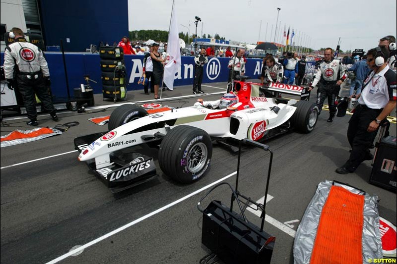 Takuma Sato, BAR-Honda, May 30th, 2004.
