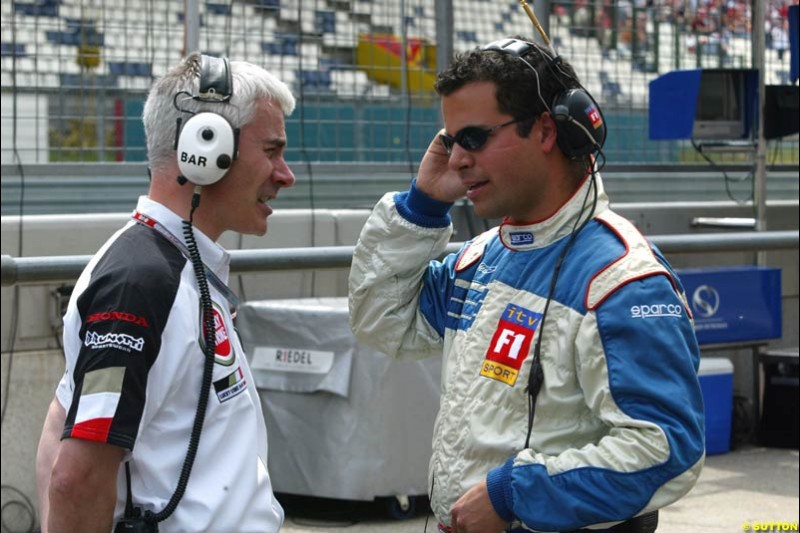 Geoff Willis and Ted Kravitz, May 30th, 2004.