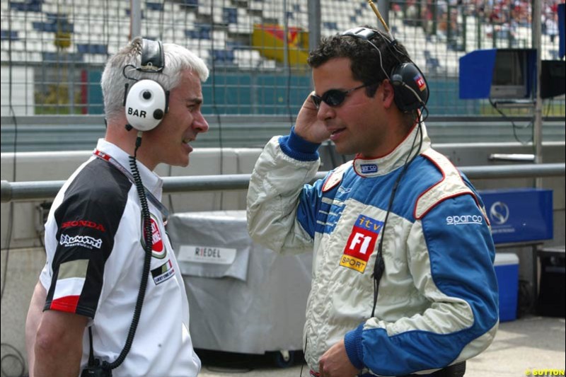 Geoff Willis and Ted Kravitz,  May 30th, 2004.